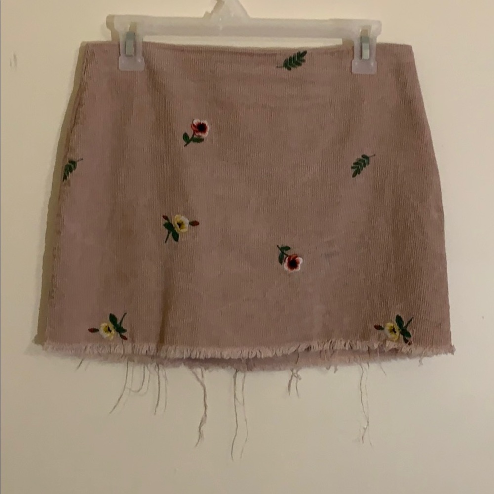 Corduroy Mini-Skirt